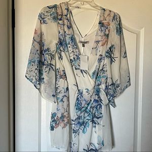 NWT Bealls short all, one piece shorts, coverup, top, size Small